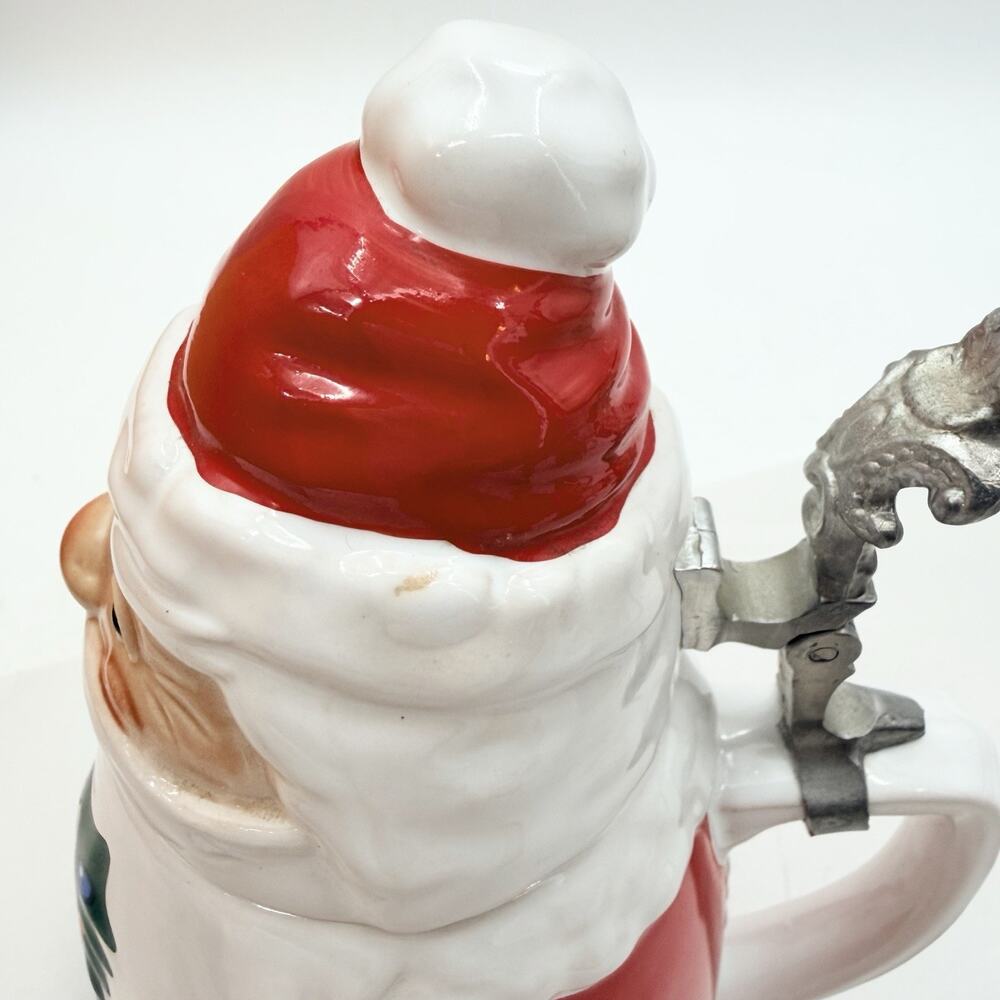 Vintage Schultz & Dooley Santa Beer Stein WEBCO 1st Edition FX Matt Brewing Co. - Picture 8 of 13